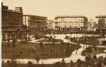 Piazza Vittorio in una foto d'epoca