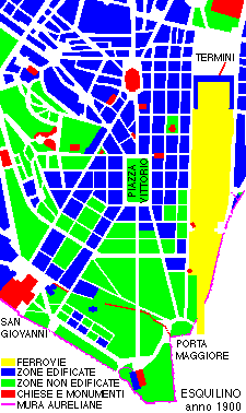 L'esquilino all'inizio del '900