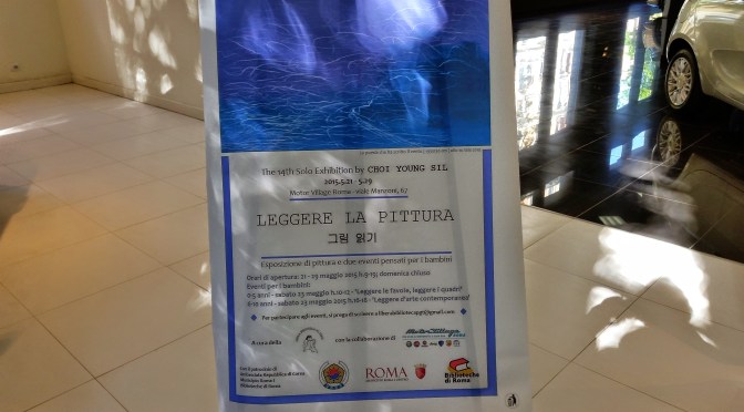 “Leggere la pittura” mostra d’arte di Choi Young Sil al Motor Village di viale Manzoni