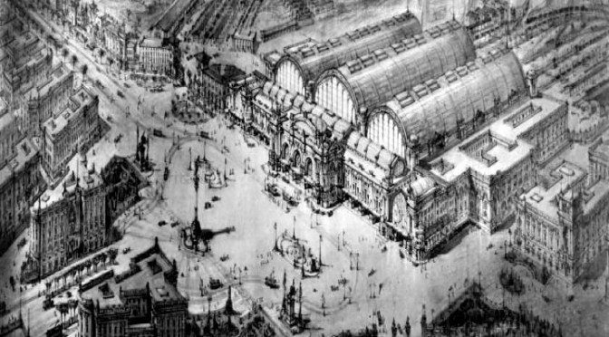 A proposito di progetti mai realizzati : la nuova Stazione Centrale di Coppedè Ugolotti del 1923