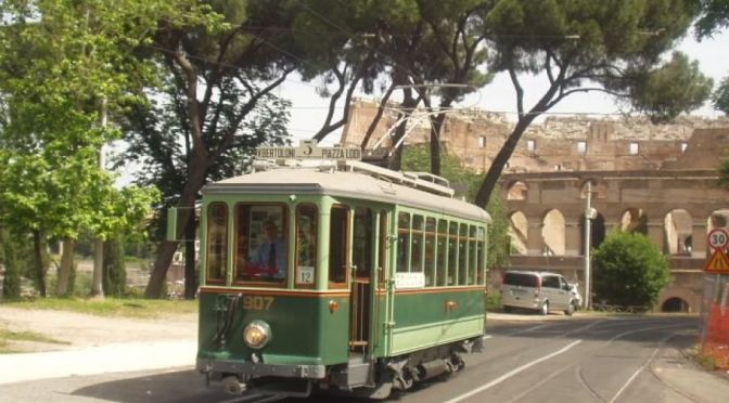 24 aprile 2016 Ritorna lo storico tram 907 a Porta Maggiore