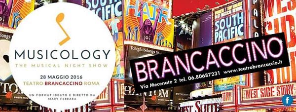 28 maggio 2016 “Musicology” al Teatro Brancaccino