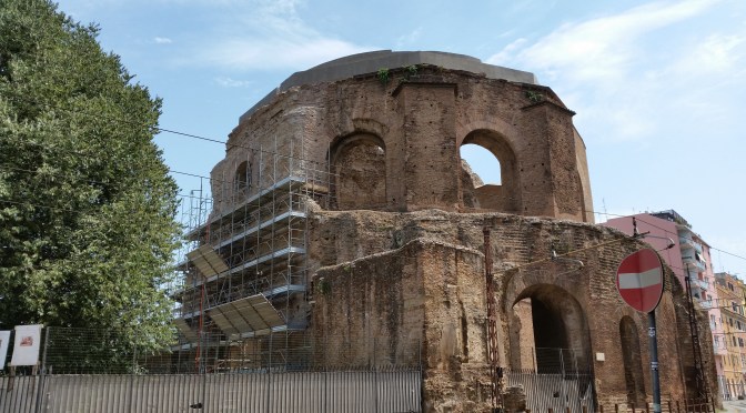 Agosto 2016 : il punto sui restauri del cd. tempio di Minerva Medica