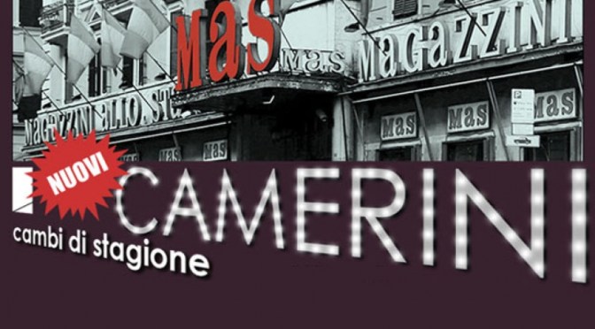 11 settembre 2016 – Nuovi “Camerini, cambi di stagone” presso MAS