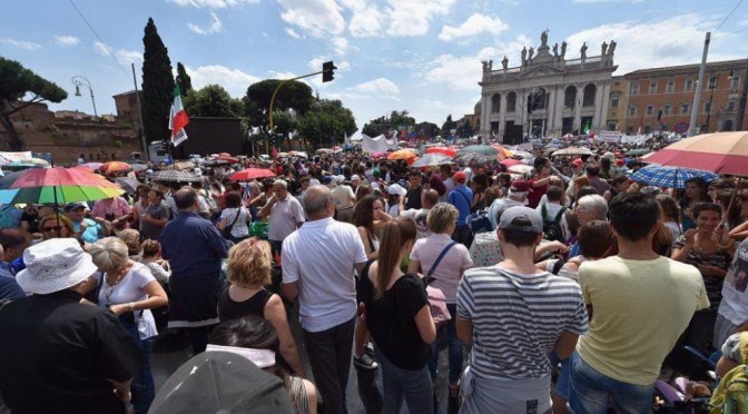 21-22 ottobre 2016 : San Giovanni, weekend con sit-in e corteo