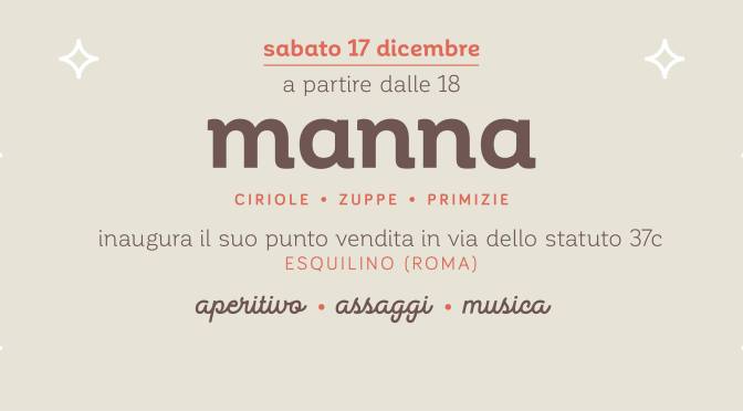 17/12/16 Inaugurazione di “Manna” a via dello Statuto
