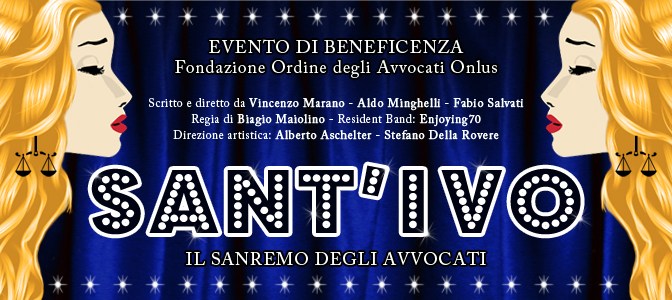 6 dicembre 2016 “Sant’Ivo, il Sanremo degli avvocati” al Teatro Brancaccio