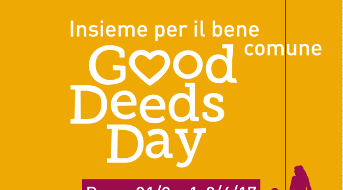 1 Aprile 2017 ANZIANI IN PIAZZA DELLA SALUTE PER IL GOOD DEEDS DAY