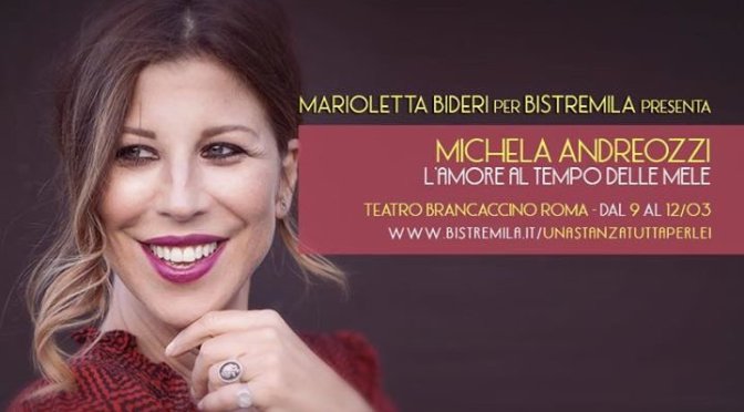 9 – 12 marzo “L’amore al tempo delle mele” al Teatro Brancaccino
