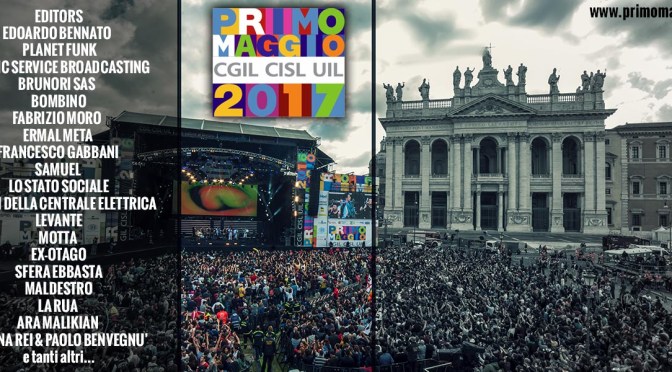 1 maggio 2017 il Concerto di San Giovanni