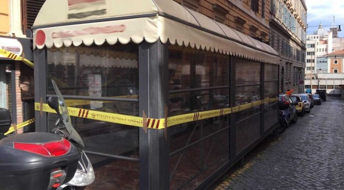 Polizia Locale, sigilli a ristorante in zona Esquilino