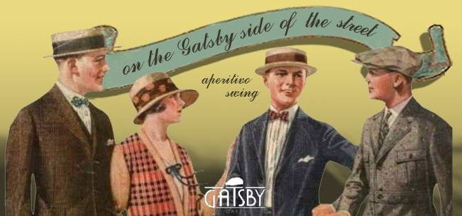 9 luglio 2017 Swinging down the portico al Gatsby Cafe’