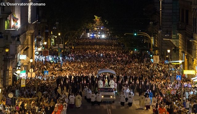 18 giugno 2017 Tradizionale Processione del Corpus Domini a via Merulana