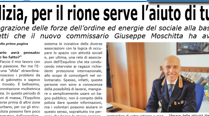 Il Cielo sopra Esquilino. E’ uscito il numero 15. Settembre Ottobre 2017