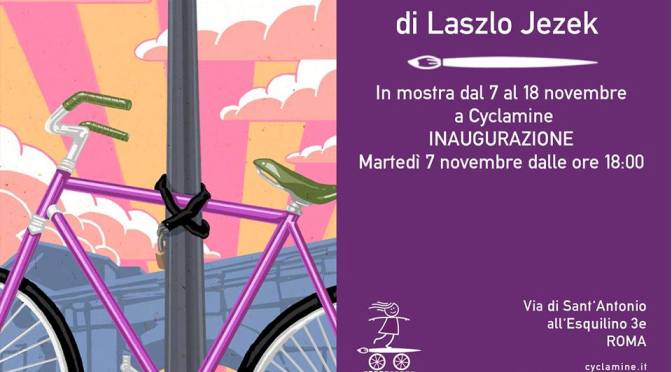 7- 18 novembre 2017 “Progetto Laser” di Laszlo Jezek presso Cyclamine