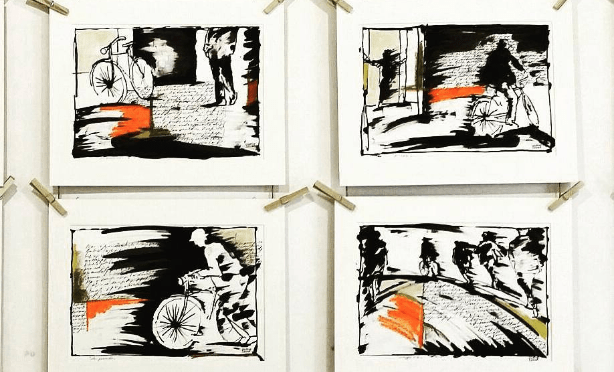 21 novembre – 9 dicembre 2017 “Quadri di Biciclette” presso Cyclamine