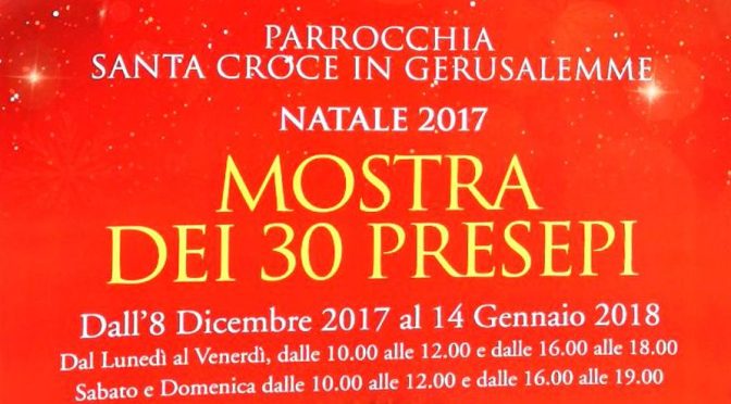 Natale 2017 : le Mostre dei Presepi nel Rione Esquilino