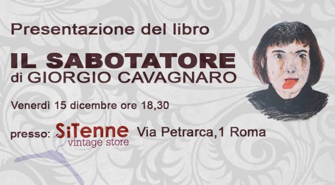 15 dicembre 2017 Presentazione del libro “Il Sabotatore” presso SiTenne