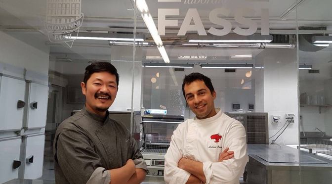 17 dicembre 2017 Andrea Fassi & Chef Hiro: showcooking con auguri di Natale al Palazzo del Freddo