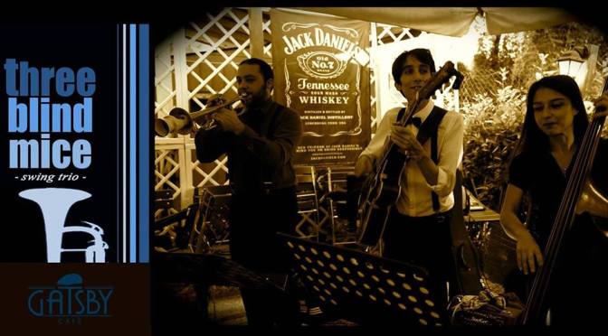 18 gennaio 2018 “Three Blind Mice – ’30 Swing Trio” al Gatsby Cafè