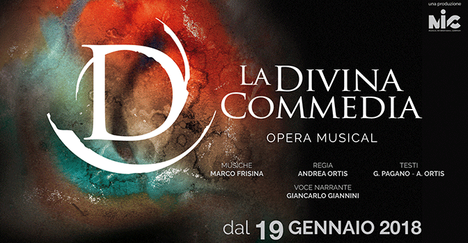 19 – 24 gennaio 2018 “La Divina Commedia – Opera Musical” al Teatro Brancaccio