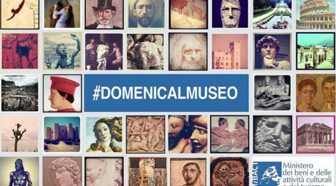 2 settembre 2018 #DOMENICALMUSEO Musei gratis per tutti