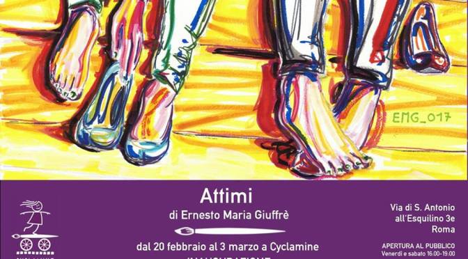 20 febbraio – 3 marzo 2018 “Attimi” presso Cyclamine
