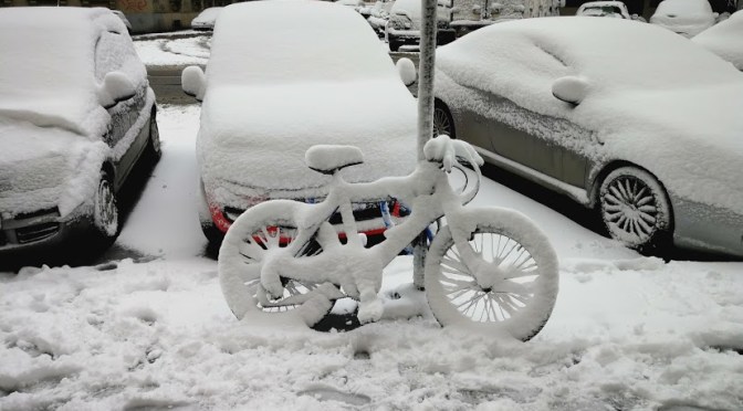 Febbraio 2018: Immagini del Rione Esquilino innevato