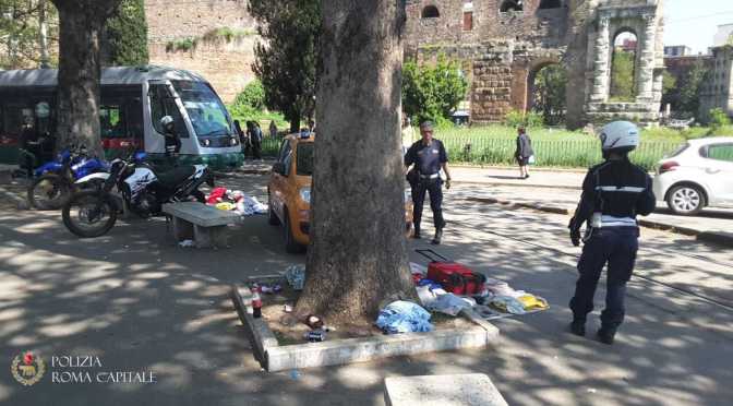 Esquilino, Porta Maggiore: nuovi interventi della Polizia Locale