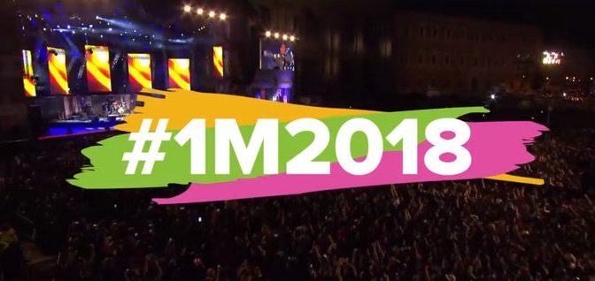 1 maggio 2018 Il Concerto a Piazza San Giovanni