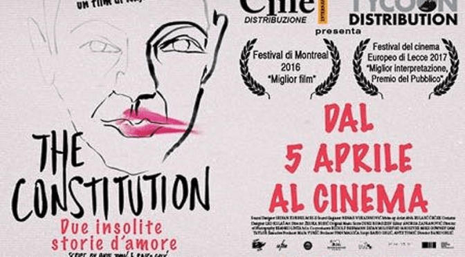 5 aprile 2018 “THE CONSTITUTION-DUE INSOLITE STORIE D’AMORE”all’Apollo 11