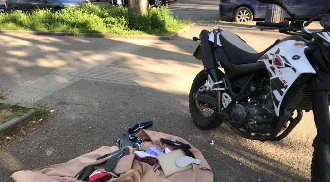 Via Carlo Felice, ennesimo intervento di ripristino del decoro