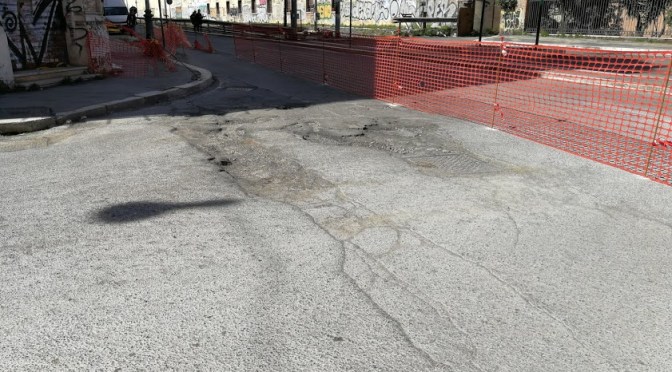 Considerazioni sulle buche e sul traffico all’Esquilino