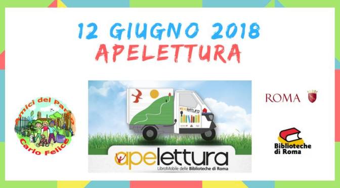12 giugno 2018 “Apelettura” al Parco Carlo Felice