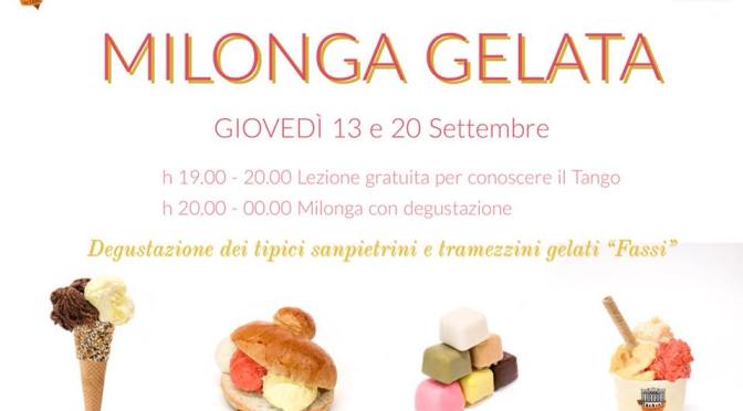 20 settembre 2018 “Milonga Gelata” al Palazzo del Freddo