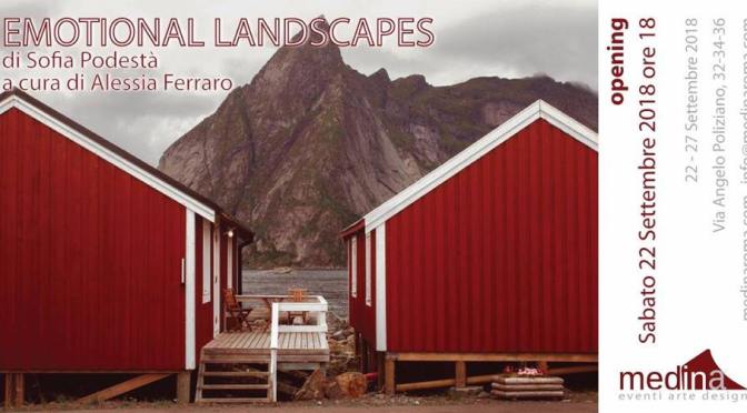 22 – 27 settembre 2018 “Emotional Landascapes” allo Studio Medina
