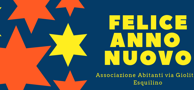 A tutti l’augurio per un anno sereno e positivo