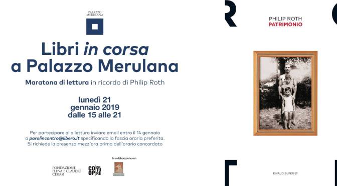 21 gennaio Maratona di lettura al Palazzo Merulana