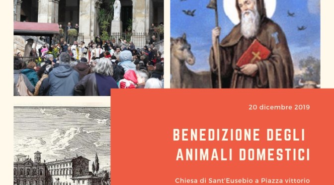 20 gennaio 2019 Tradizionale benedizione degli animali domestici presso la chiesa di Sant’Eusebio