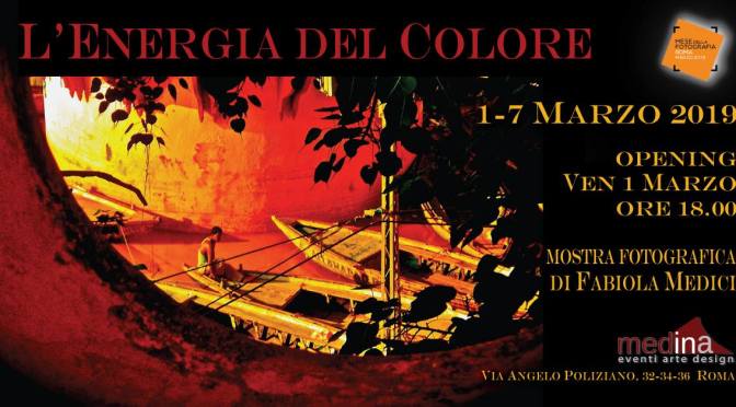 1 – 7 marzo 2019 “L’energia del colore” e “Lanzarote luci e colori di un’isola magnetica” allo Studio Medina