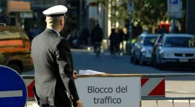 Domenica 19 gennaio 2020 blocco della circolazione all’interno della fascia verde