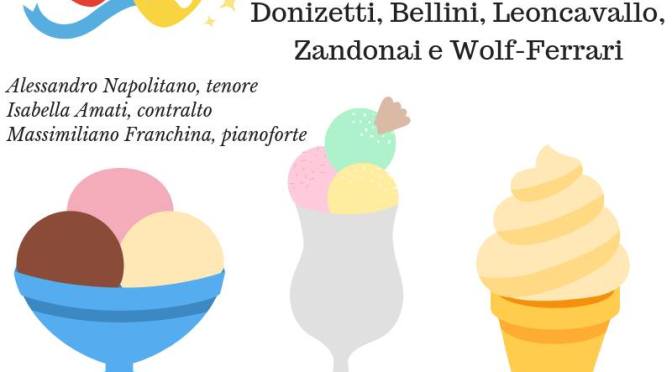 7 aprile 2019 “Lirica a Palazzo – Arie da Sorbetto” al Palazzo del Freddo – Fassi