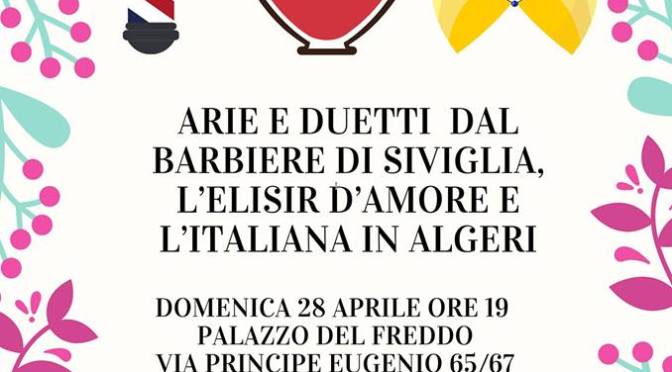 28 aprile 2019 “Arie e duetti da Opere celebri” al Palazzo del Freddo Fassi