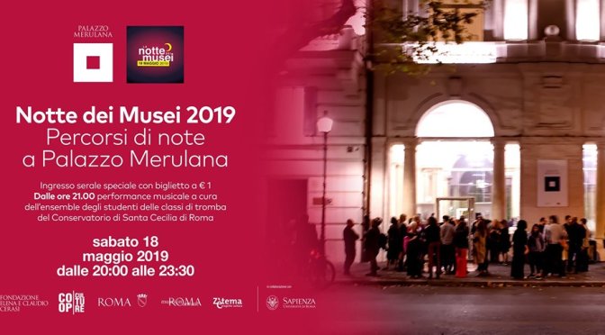 18 maggio 2019 “Percorsi di note” al Palazzo Merulana