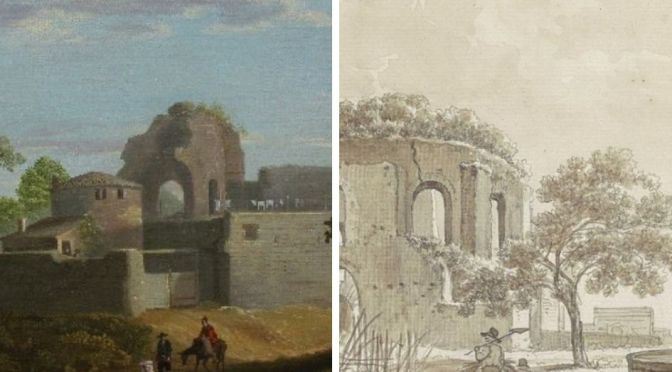 Due dipinti del cd. Tempio Minerva Medica diversi dagli altri e con una grande sorpresa