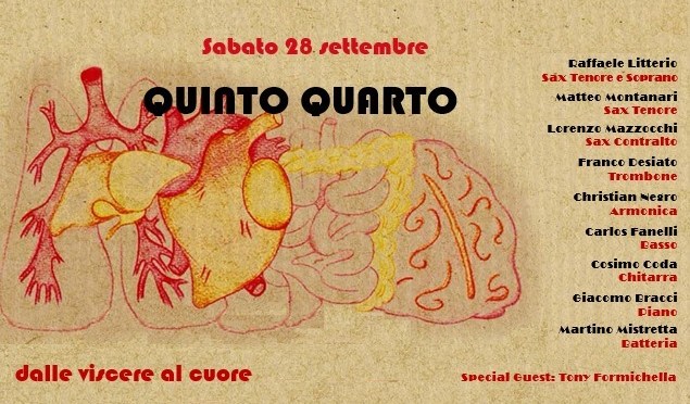 28 settembre 2019 “Quinto Quarto” al Gatsby Cafè
