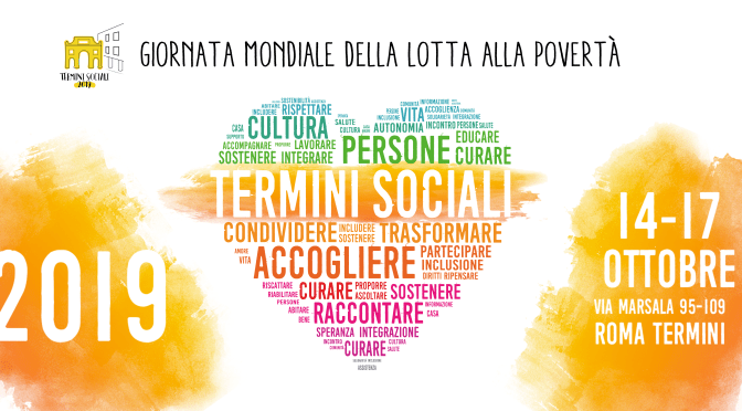 14 – 17 ottobre 2019 “Termini Sociali”