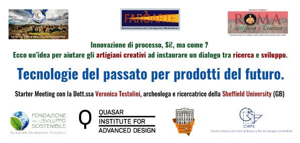 12 novembre 2019 “Tecnologie del passato per prodotti del futuro” al Palazzo del Freddo