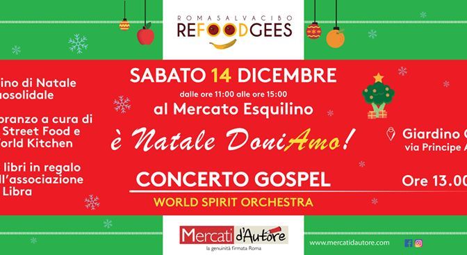 14 dicembre 2019 “E’ Natale DoniAmo” Mercatino di Natale Equosolidale al Giardino di Confucio