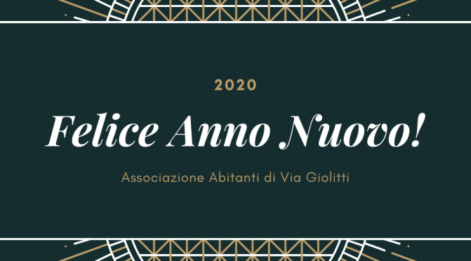 Felice 2020! Buon Anno a tutti!